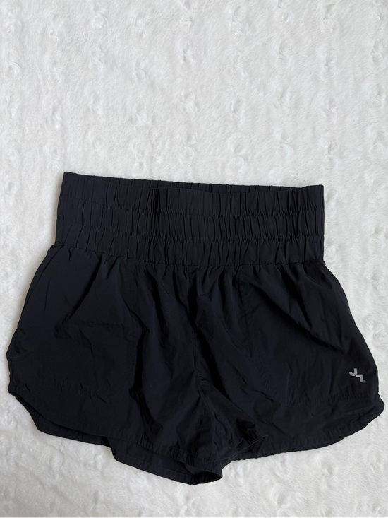 JoyLab Pants - JoyLab Black High-Waist Athletic Shorts with Smocked Waistband